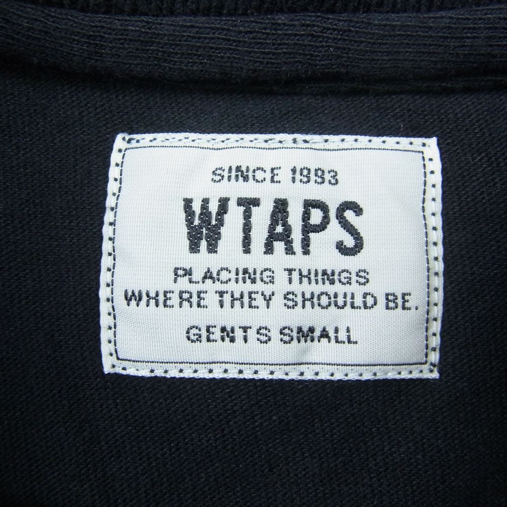 WTAPS ダブルタップス 162ATDT-CSM06S LONG SLEEVE DESIGN 02 TEE クロスボーン 長袖 Tシャツ ブラック系 S【中古】