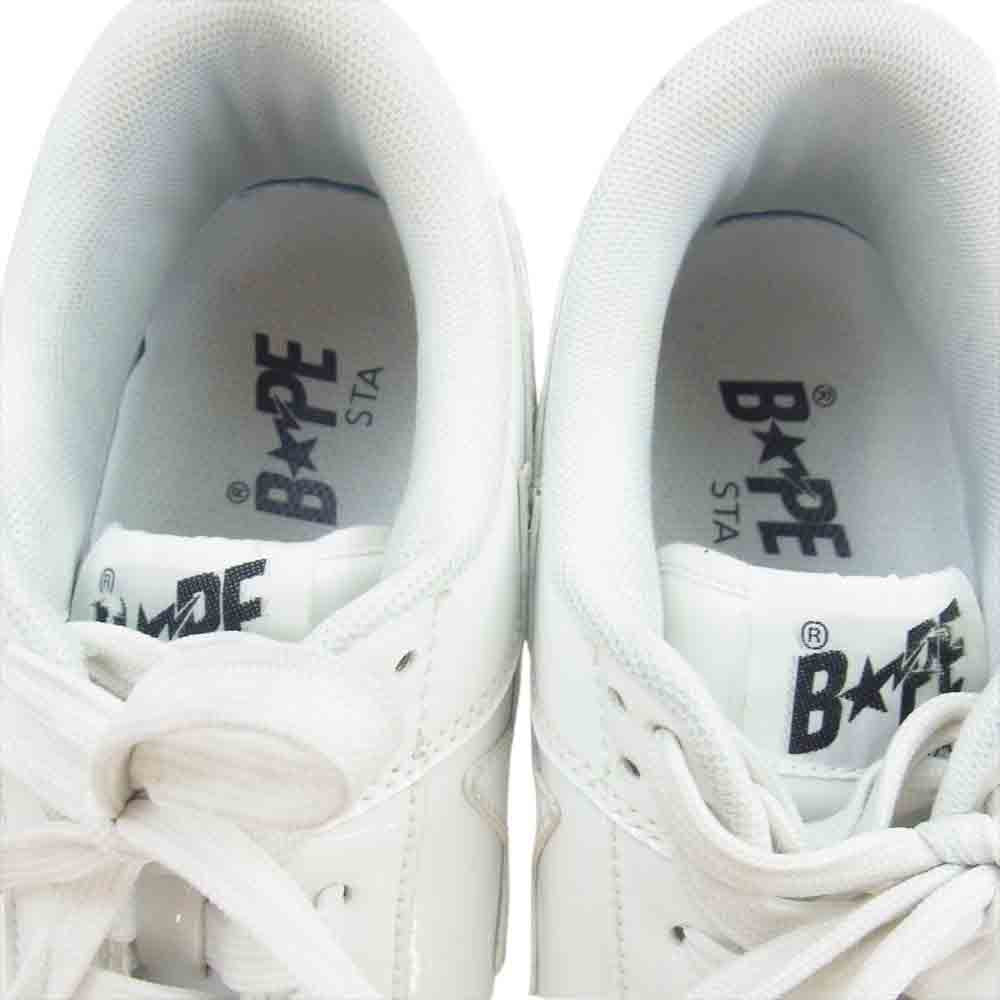 リーガル☆別注☆ミスターベイシングエイプ☆APE☆希少白☆25.5 A BATHING APE アベイシングエイプ BAPE SK8 STA ベイプ エイプ