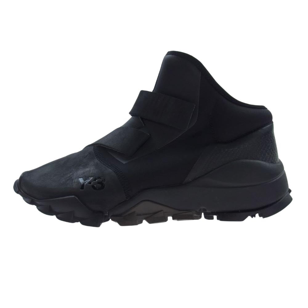 Y-3 Yohji Yamamoto ワイスリー ヨウジヤマモト 17AW CG3156 RYO レザー ロゴ スニーカー ブラック系 27.5cm【中古】