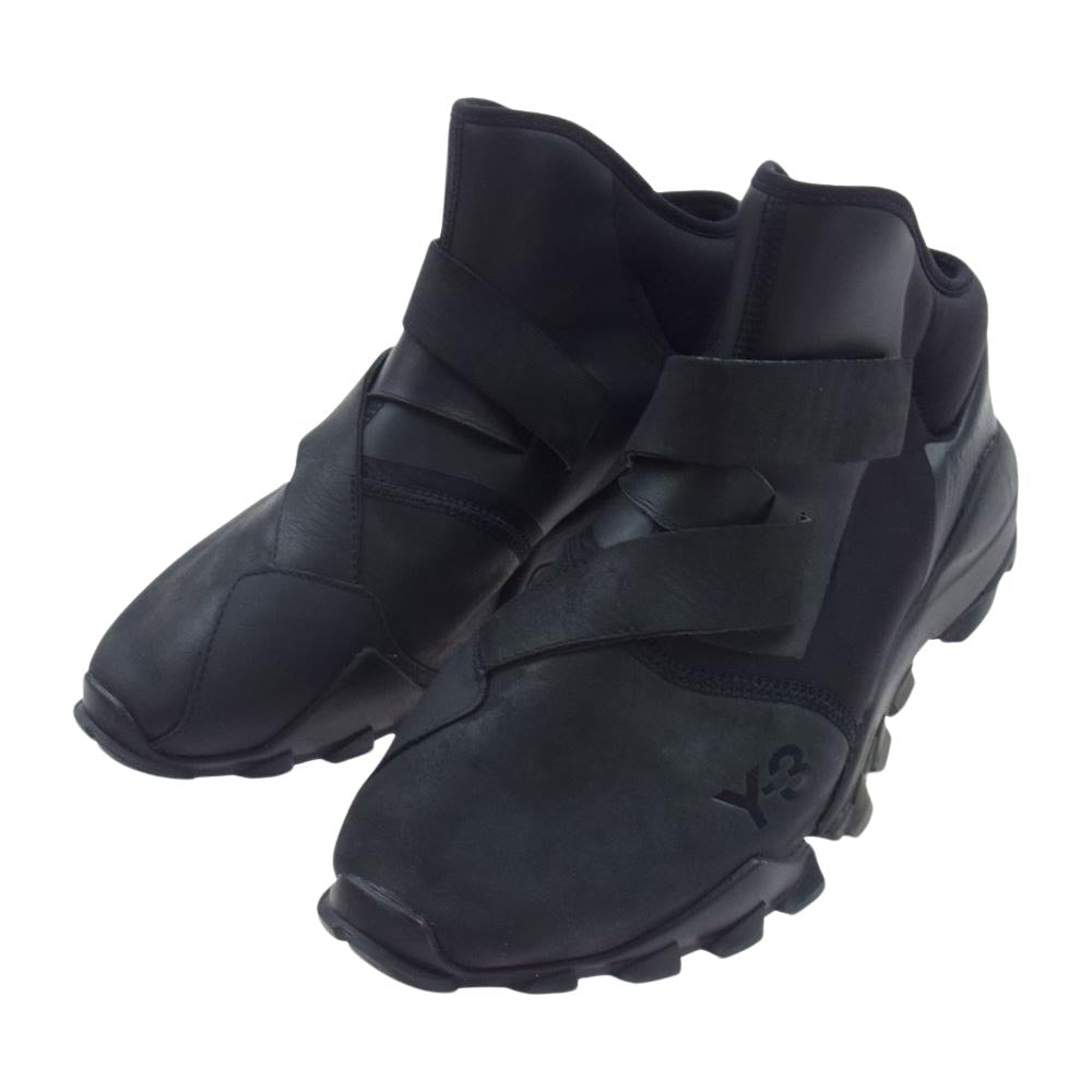 Y-3 Yohji Yamamoto ワイスリー ヨウジヤマモト 17AW CG3156 RYO レザー ロゴ スニーカー ブラック系 27.5cm【中古】