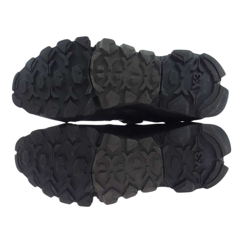 Y-3 Yohji Yamamoto ワイスリー ヨウジヤマモト 17AW CG3156 RYO レザー ロゴ スニーカー ブラック系 27.5cm【中古】