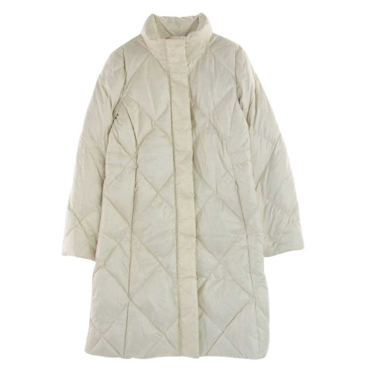 BURBERRY バーバリー FS349-856-4038 キルティング ダウン コート オフホワイト系 38【中古】