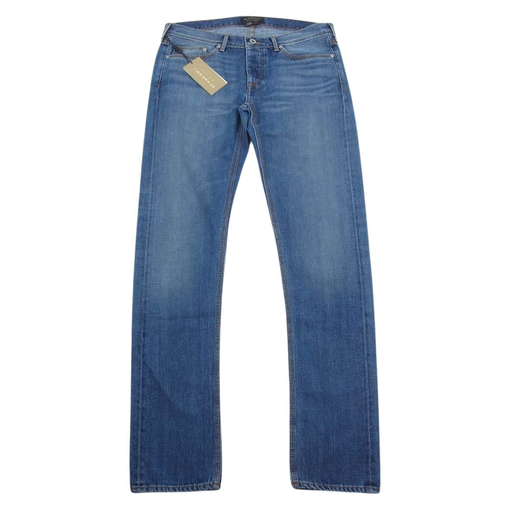 BURBERRY バーバリー 国内正規品 ロンドンイングランド ウォッシュド ストレート デニム パンツ インディゴブルー系 31【極上美品】【中古】