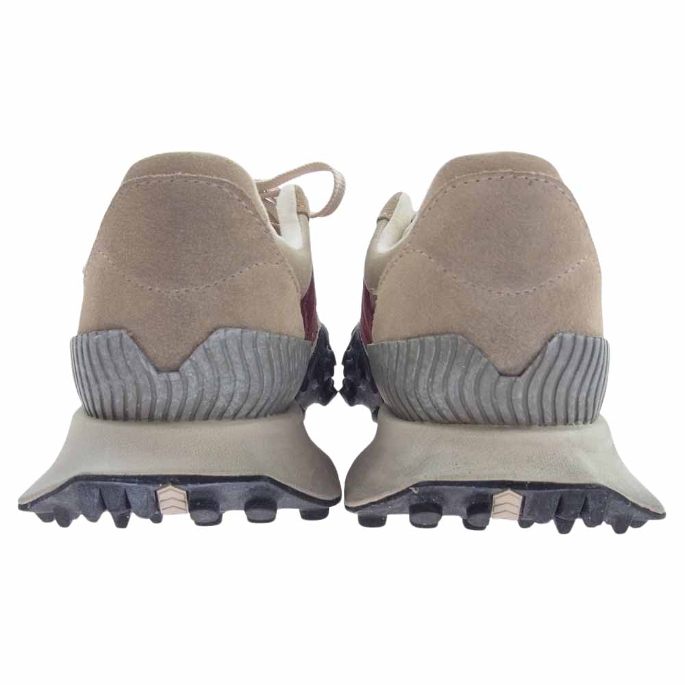 NEW BALANCE ニューバランス UXC72KX used加工 BEIGE RED GRAY スエード ベージュ レッド グレー スニーカー ベージュ系 26cm【美品】【中古】