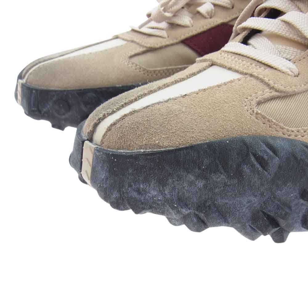 NEW BALANCE ニューバランス UXC72KX used加工 BEIGE RED GRAY スエード ベージュ レッド グレー スニーカー ベージュ系 26cm【美品】【中古】