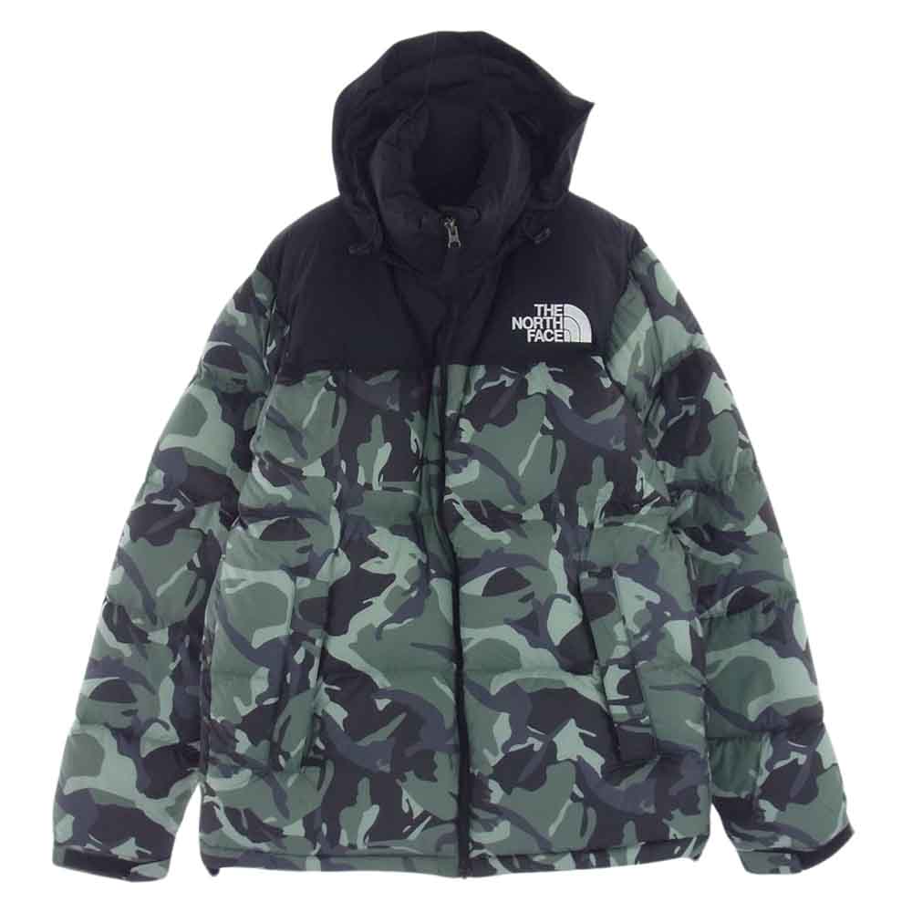 THE NORTH FACE ノースフェイス ND91842 Novelty Nuptse Jacket ノベルティー ヌプシ ダウン ジャケット グリーン系 L【中古】