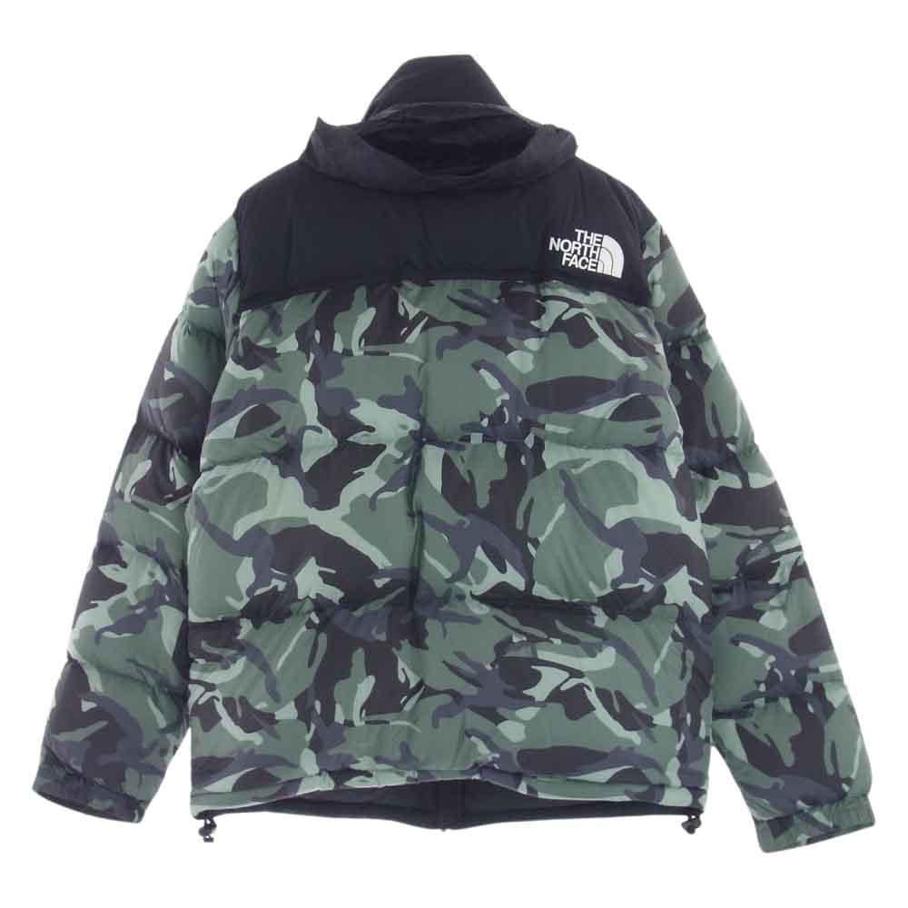 THE NORTH FACE ノースフェイス ND91842 Novelty Nuptse Jacket ノベルティー ヌプシ ダウン ジャケット グリーン系 L【中古】