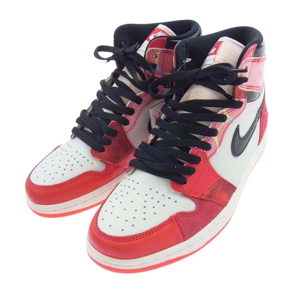 NIKE ナイキ DV1748-601 × Spider-Man スパイダーマン Air Jordan 1 High OG SP エアジョーダン1 ハイ OG SP スニーカー レッド系 26cm【新古品】【未使用】【中古】