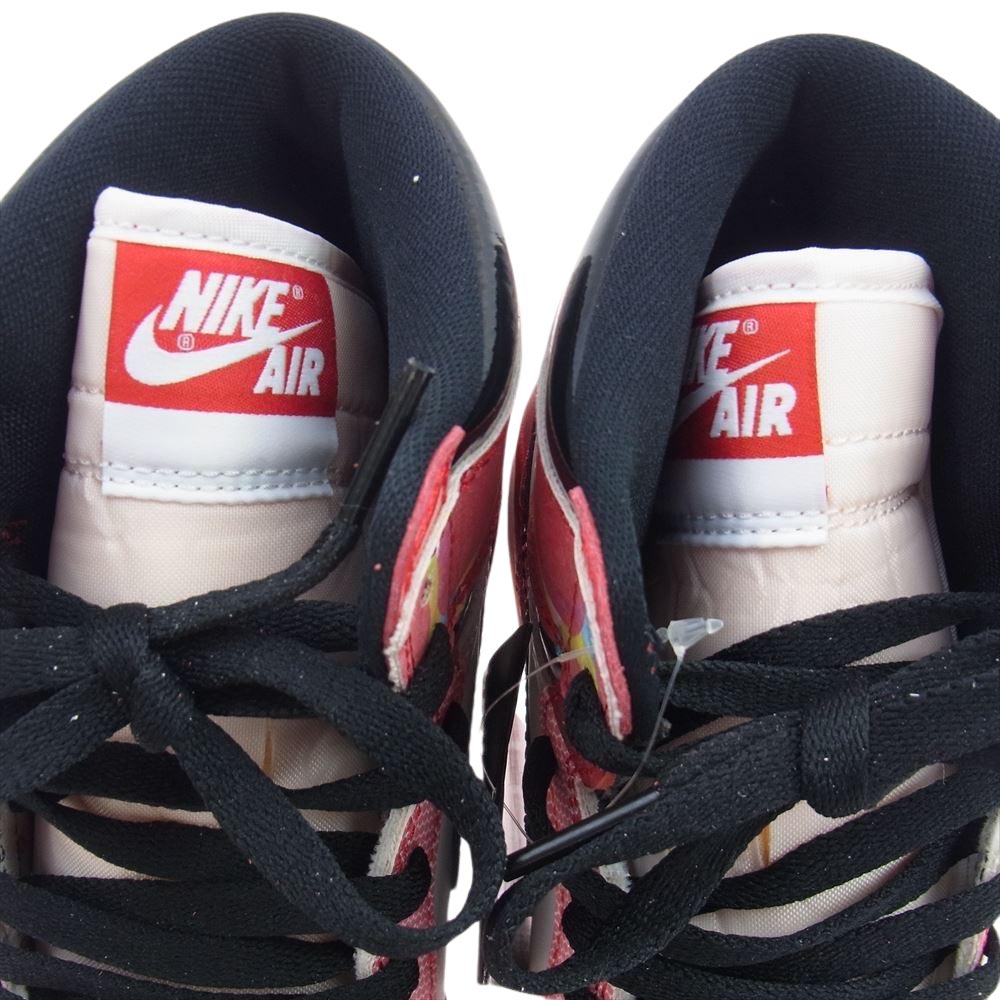 NIKE ナイキ DV1748-601 × Spider-Man スパイダーマン Air Jordan 1 High OG SP エアジョーダン1 ハイ OG SP スニーカー レッド系 26cm【新古品】【未使用】【中古】
