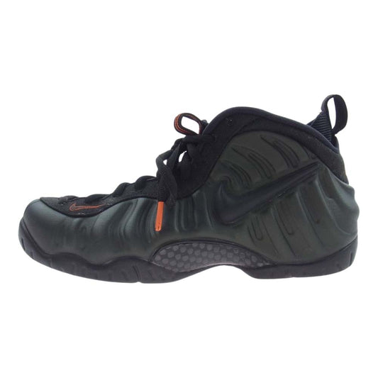 NIKE ナイキ 624041-304  Air Foamposite Pro Sequoia エアフォームポジット プロ スニーカー ブラック系 27.5cm【中古】
