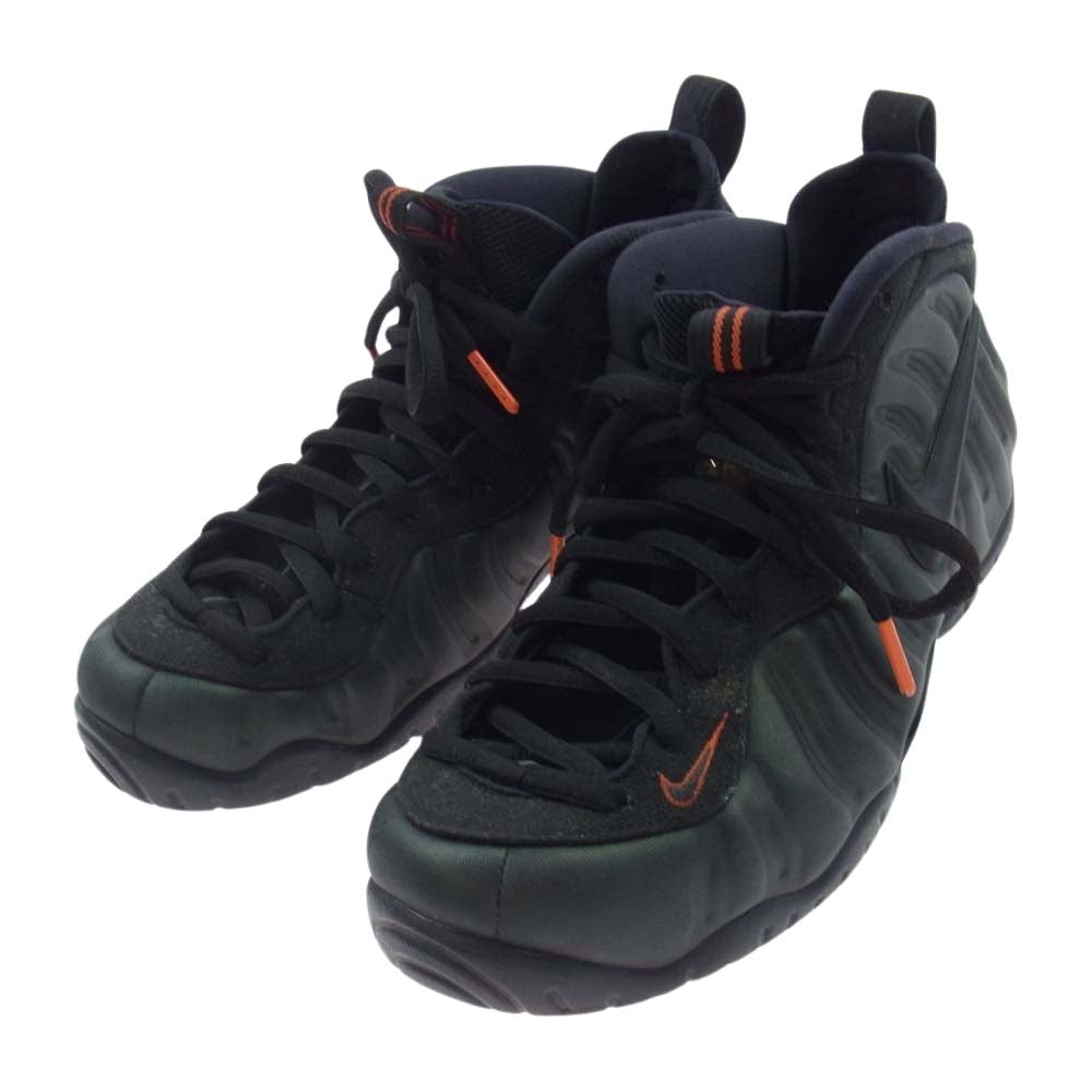NIKE ナイキ 624041-304  Air Foamposite Pro Sequoia エアフォームポジット プロ スニーカー ブラック系 27.5cm【中古】
