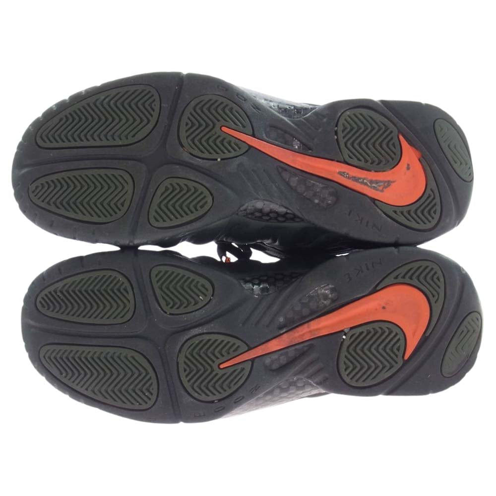 NIKE ナイキ 624041-304  Air Foamposite Pro Sequoia エアフォームポジット プロ スニーカー ブラック系 27.5cm【中古】