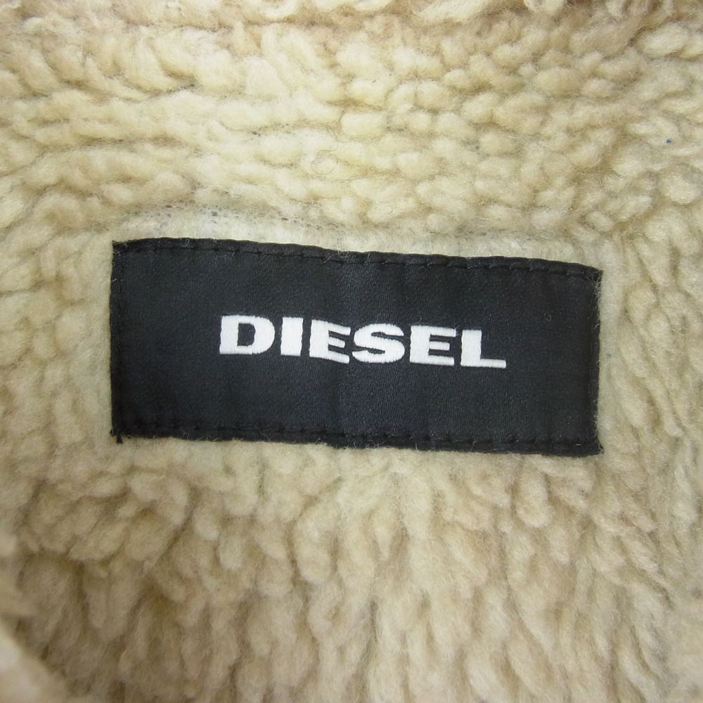 DIESEL ディーゼル BOA DENIM JACKET ボア デニムジャケット インディゴブルー系 XL【極上美品】【中古】