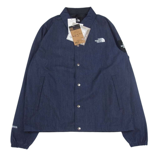 THE NORTH FACE ノースフェイス NP12042 国内正規品 GTX Denim Coach Jacket ゴアテックス デニム ジャケット インディゴブルー系 L【新古品】【未使用】【中古】