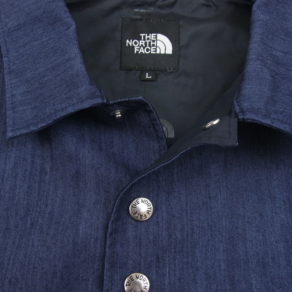 THE NORTH FACE ノースフェイス NP12042 国内正規品 GTX Denim Coach Jacket ゴアテックス デニム ジャケット インディゴブルー系 L【新古品】【未使用】【中古】