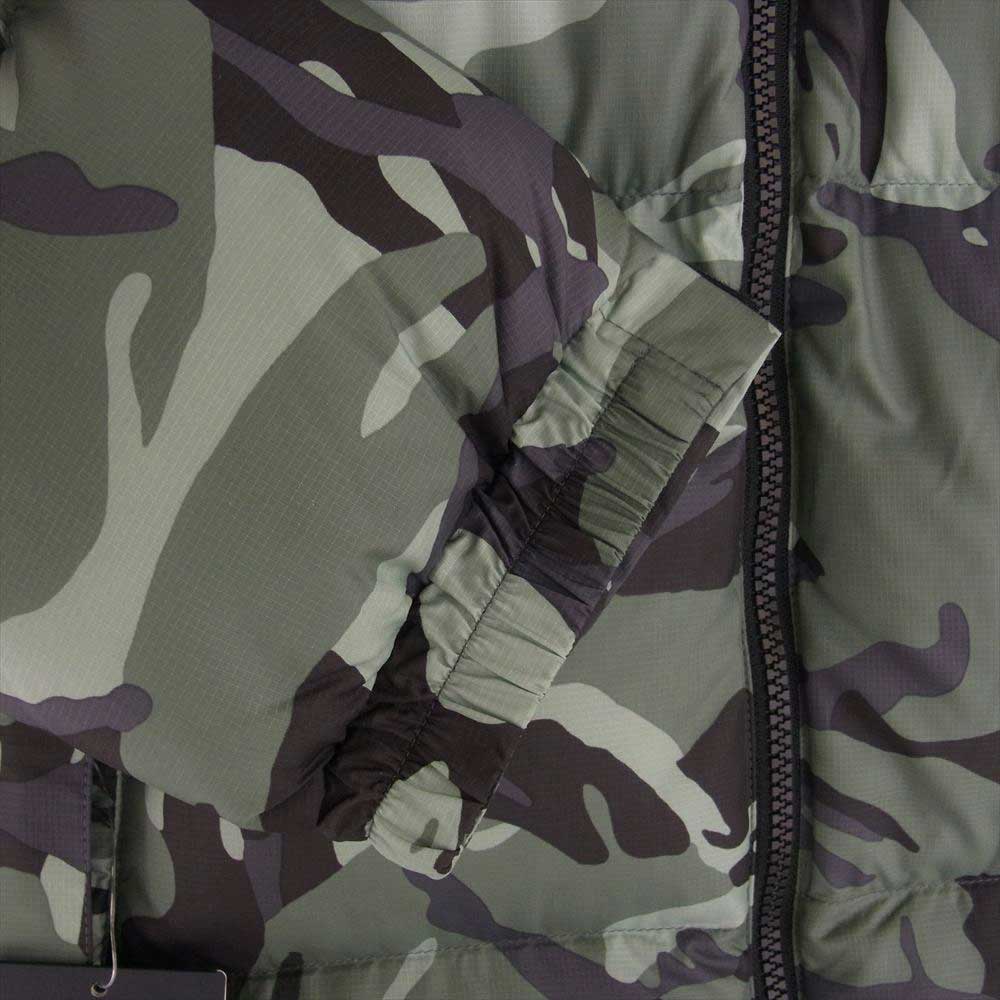 THE NORTH FACE ノースフェイス ND91842  国内正規品 Novelty Nuptse Jacket Camo ノベルティー ヌプシ カモ 総柄 ダウンジャケット モスグリーン系 ブラック系 XL【新古品】【未使用】【中古】
