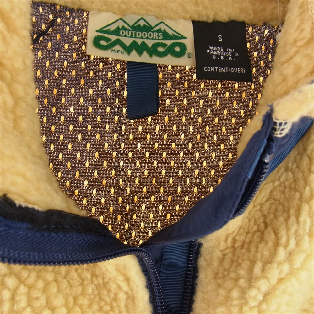 CAMCO カムコ フリース ボア ベスト ベージュ系 S【中古】