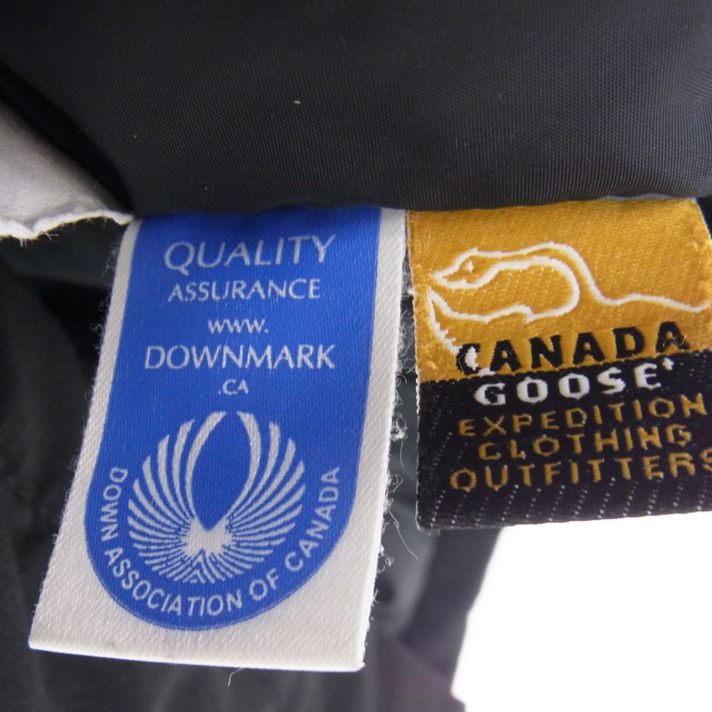 CANADA GOOSE カナダグース 3423JM 国内正規品 グリフィンタグ VANCOUVER JACKET バンクーバー ダウン ジャケット ブラック系 S【中古】