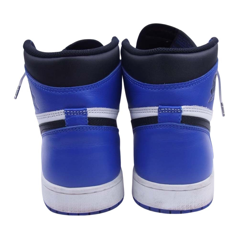 NIKE AIR JORDAN ナイキ ジョーダン 555088-403 Air Jordan 1 エアジョーダン AJ1 Retro High OG Game Royal レトロ ハイ ゲーム ロイヤル スニーカー ホワイト系 ブルー系 27cm【中古】