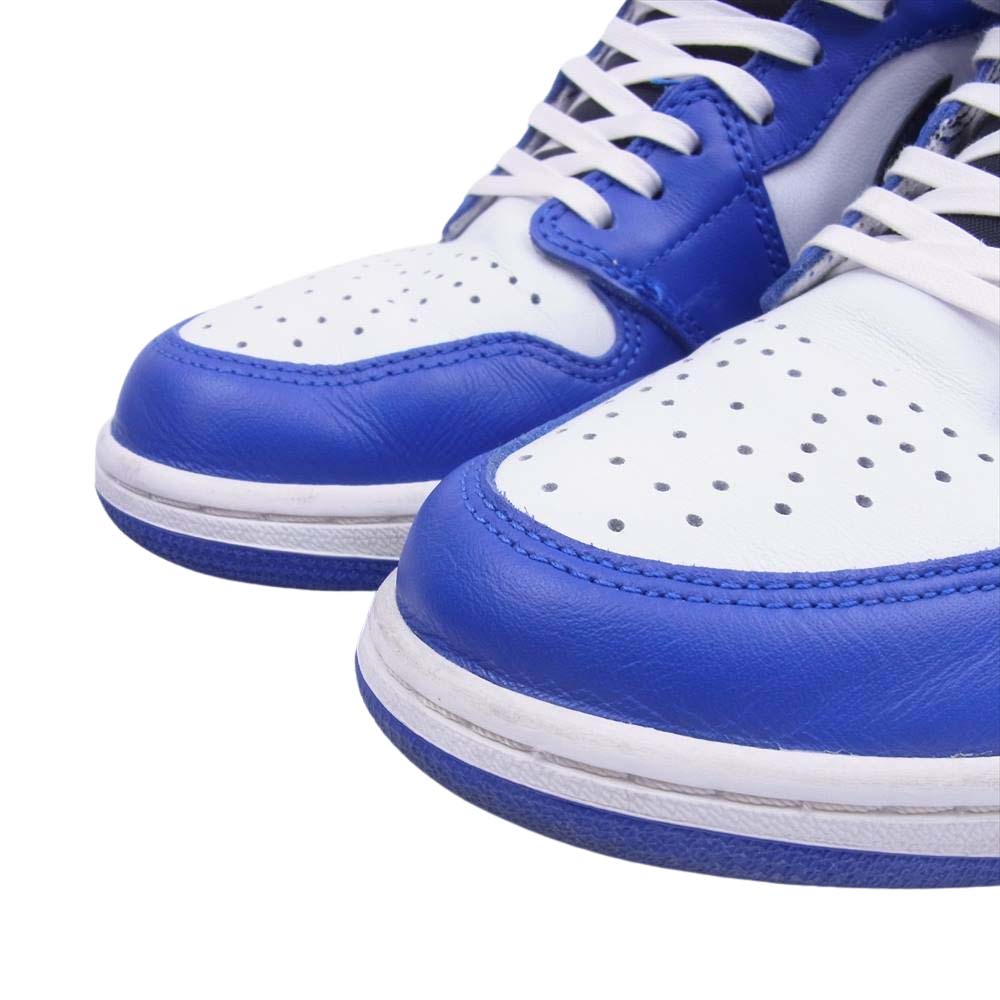 NIKE AIR JORDAN ナイキ ジョーダン 555088-403 Air Jordan 1 エアジョーダン AJ1 Retro High OG Game Royal レトロ ハイ ゲーム ロイヤル スニーカー ホワイト系 ブルー系 27cm【中古】