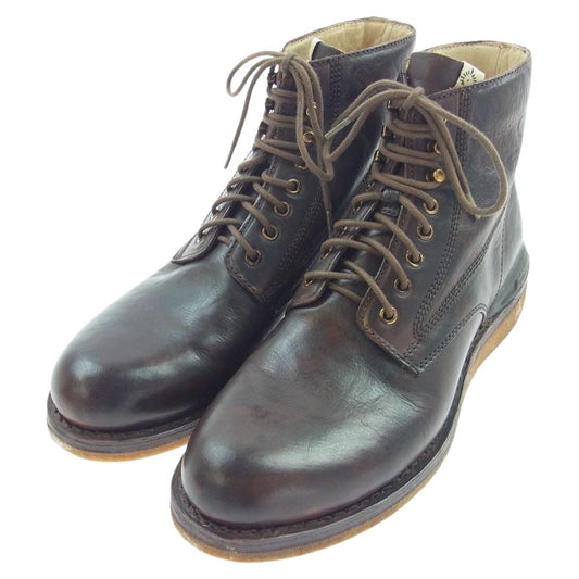 VISVIM ビズビム FIL EXCLUSIVE VIRGIL BOOTS CREPE-FOLK DK.BROWN バージル ブーツ ダークブラウン系【中古】