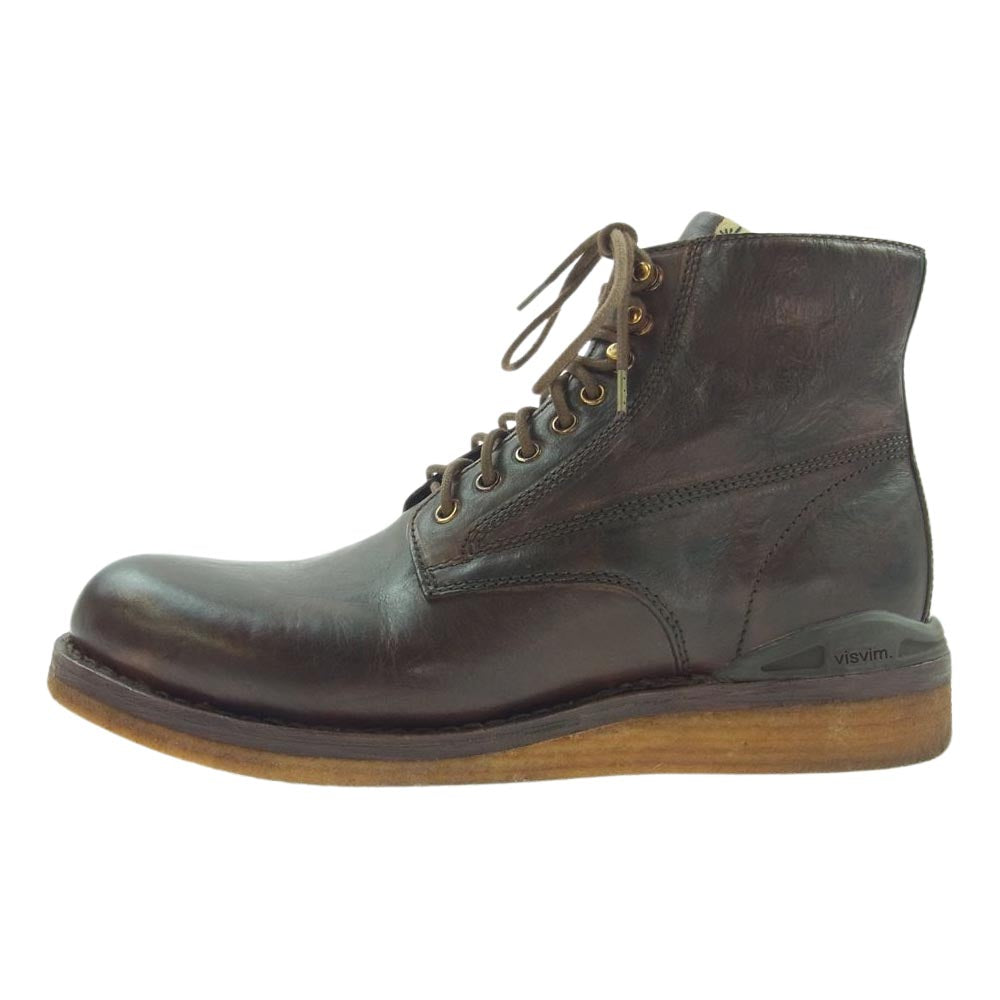 VISVIM ビズビム FIL EXCLUSIVE VIRGIL BOOTS CREPE-FOLK DK.BROWN バージル ブーツ ダークブラウン系【中古】