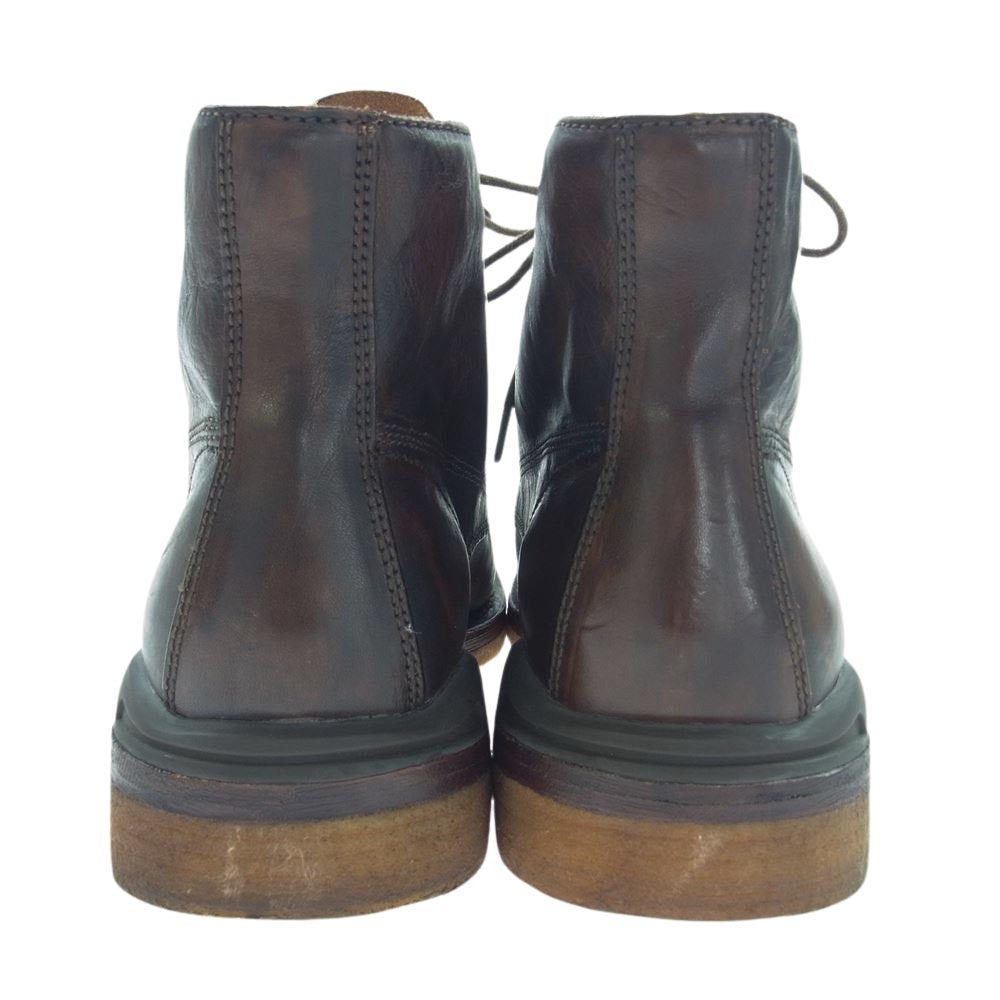 VISVIM ビズビム FIL EXCLUSIVE VIRGIL BOOTS CREPE-FOLK DK.BROWN バージル ブーツ ダークブラウン系【中古】