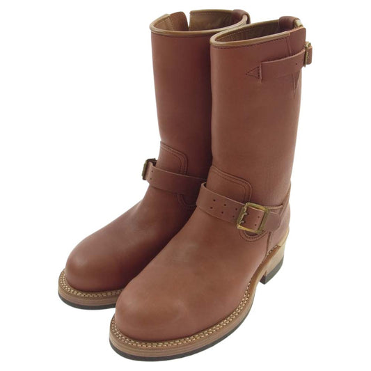 MADE IN GM JAPAN メイドインジーエムジャパン Rising Sun ライジング サン エンジニア ブーツ スチール トゥ レッド系 8.5【中古】