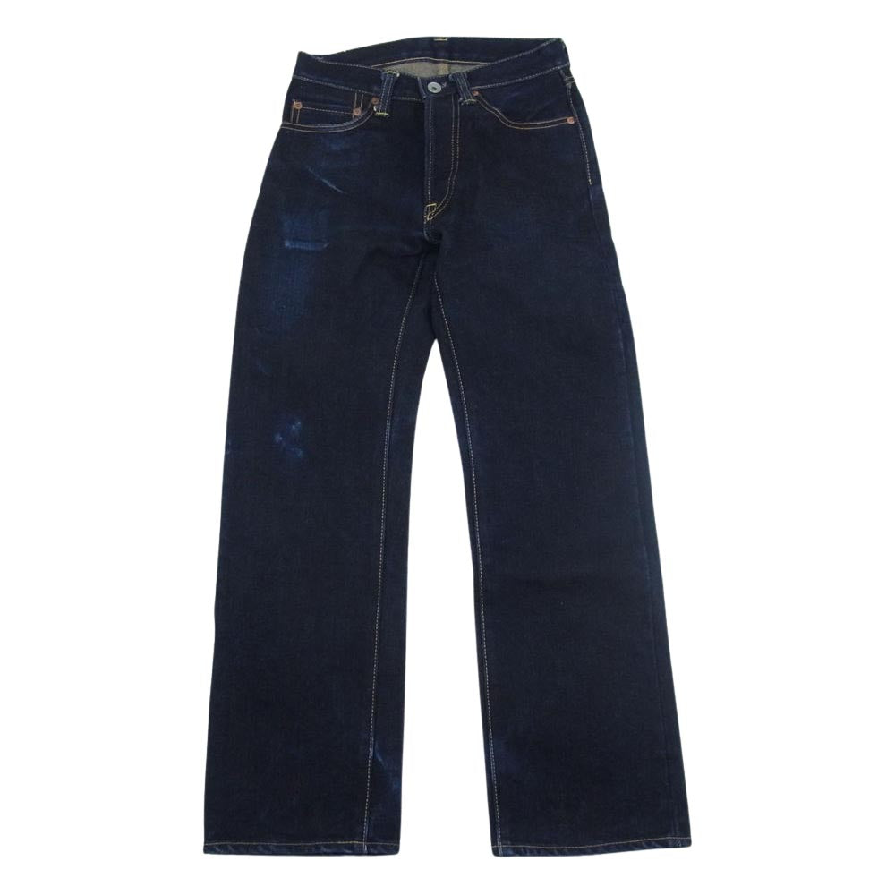 IRON HEART アイアンハート IH-634-XHS 25oz セルビッチ デニム パンツ ストレート ジーンズ インディゴブルー系 W28　L34【中古】