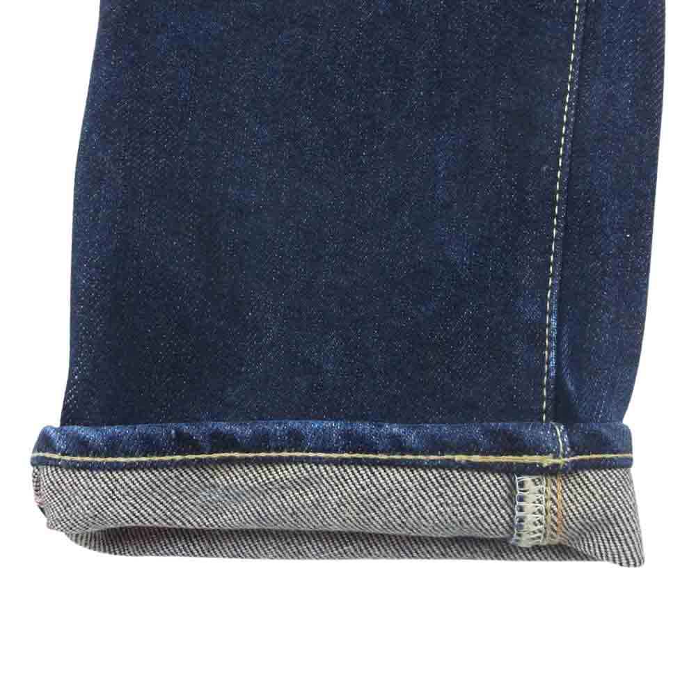IRON HEART アイアンハート IH-634-XHS 25oz セルビッチ デニム パンツ ストレート ジーンズ インディゴブルー系 W28　L34【中古】