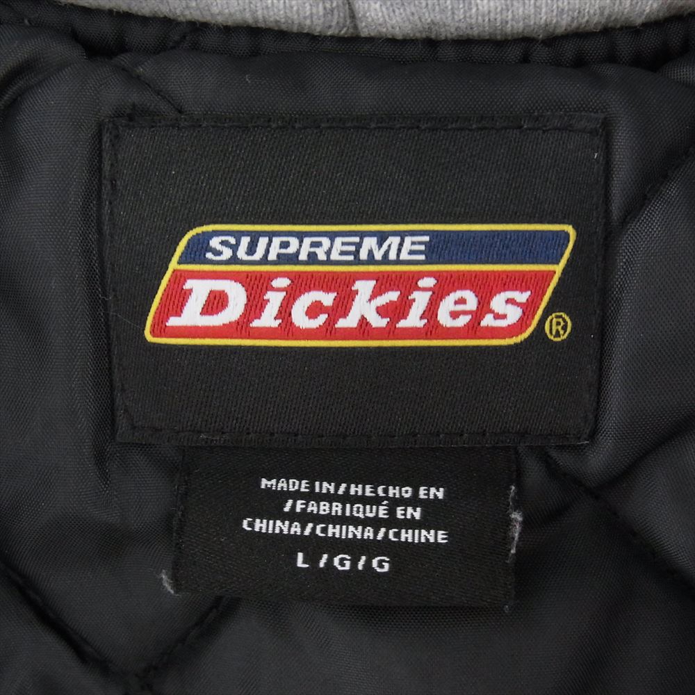 Supreme シュプリーム 23AW × Dickies ディッキーズ Plaid Hooded Zip Up Shirt プレイド フード ジップアップ シャツ パーカー マルチカラー系 L【新古品】【未使用】【中古】