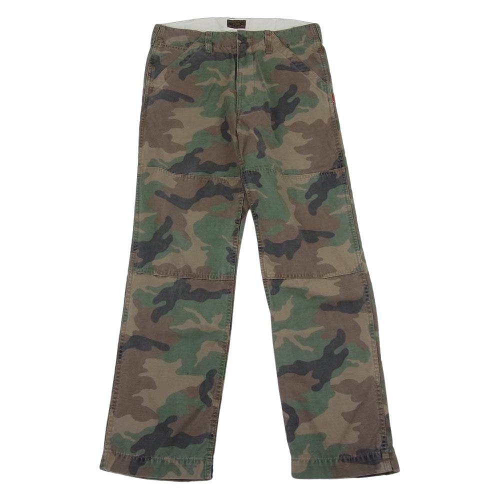 WTAPS ダブルタップス 15SS 151GWDT-PTM18 BUDS 02 TROUSERS トラウザーズ カモフラ 迷彩 パンツ カーキ系 1【中古】