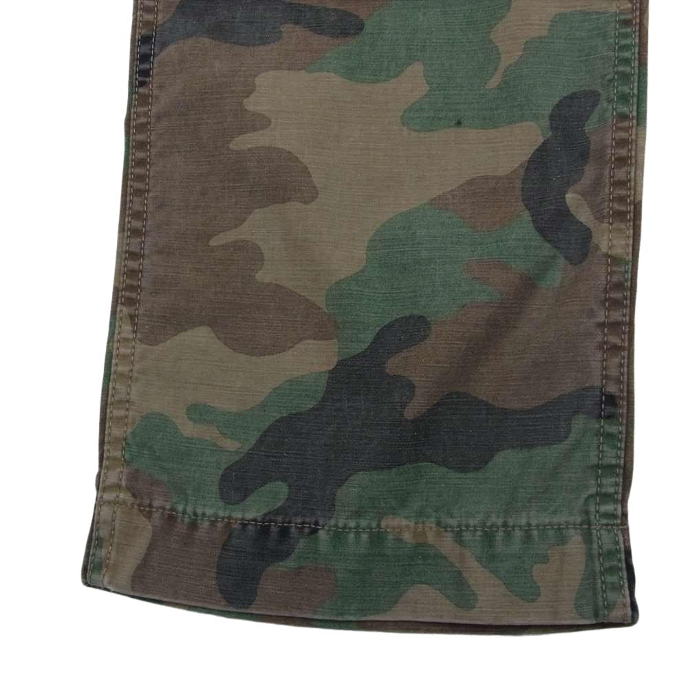 WTAPS ダブルタップス 15SS 151GWDT-PTM18 BUDS 02 TROUSERS トラウザーズ カモフラ 迷彩 パンツ カーキ系 1【中古】