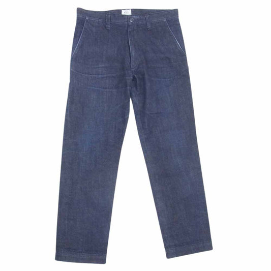 WTAPS ダブルタップス 14SS 141LTDT-PTM01 KHAKI DENIM TROUSERS カーキ デニム トラウザーズ パンツ インディゴブルー系 S【中古】