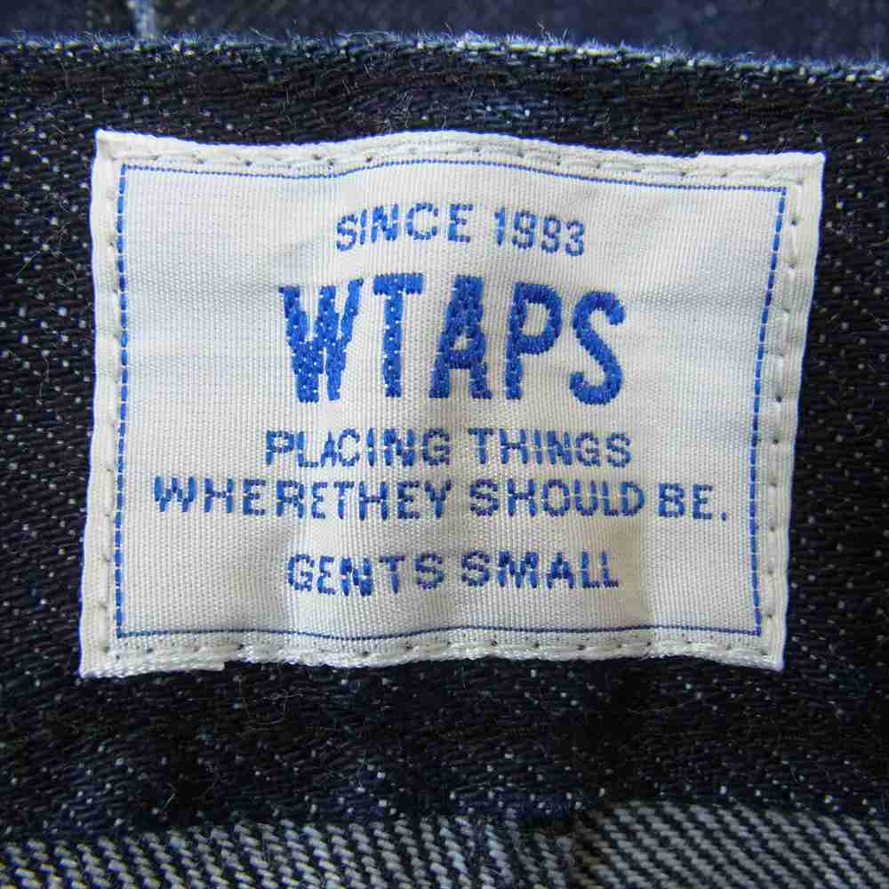 WTAPS ダブルタップス 14SS 141LTDT-PTM01 KHAKI DENIM TROUSERS カーキ デニム トラウザーズ パンツ インディゴブルー系 S【中古】