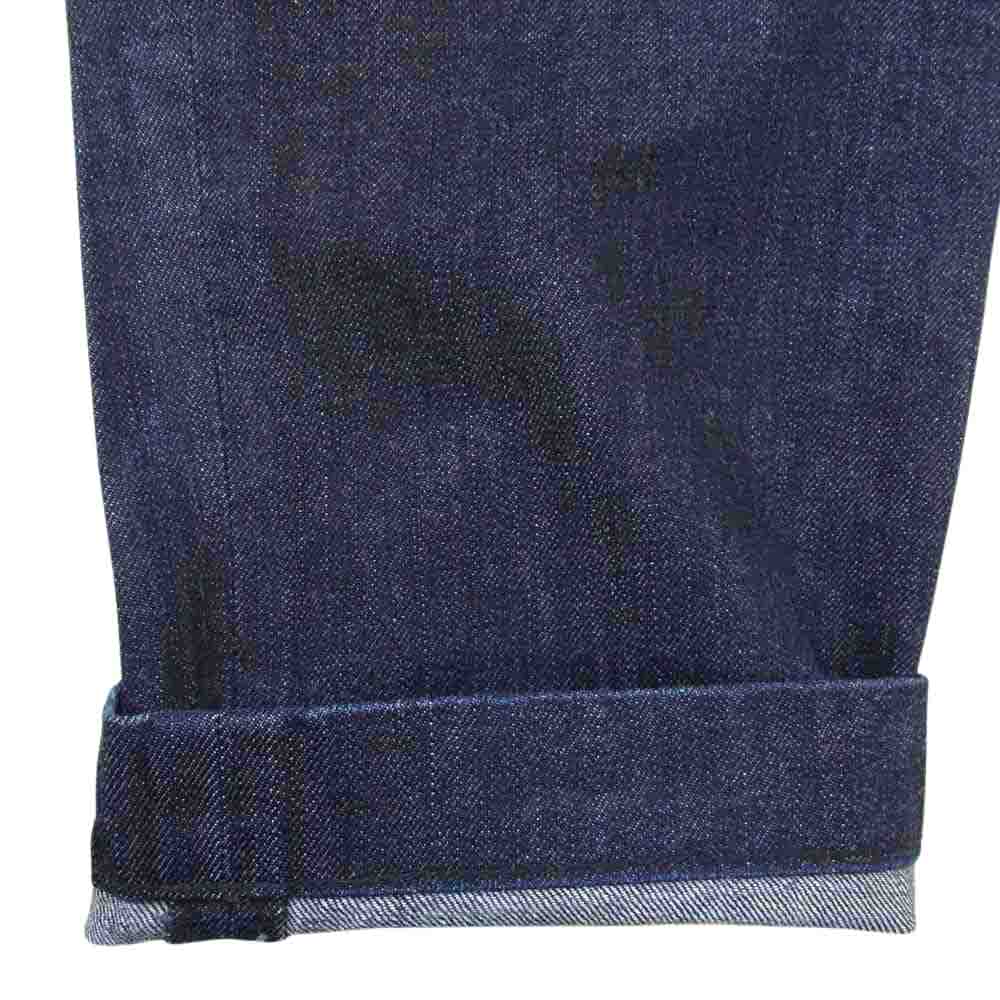 WTAPS ダブルタップス 14SS 141LTDT-PTM01 KHAKI DENIM TROUSERS カーキ デニム トラウザーズ パンツ インディゴブルー系 S【中古】