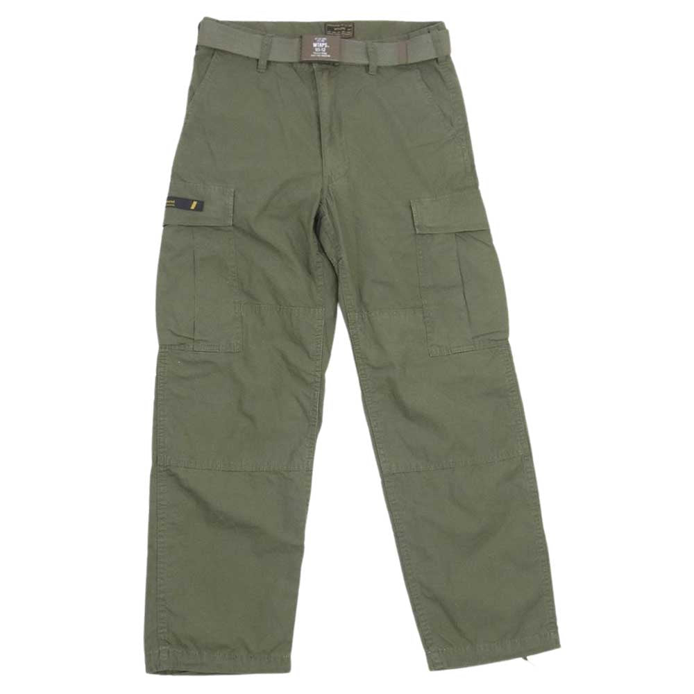 WTAPS ダブルタップス 16AW 162GWDT-PTM05 JUNGLE STOCK ジャングル ストック ベルテッド カーゴ パンツ カーキ系 1【中古】