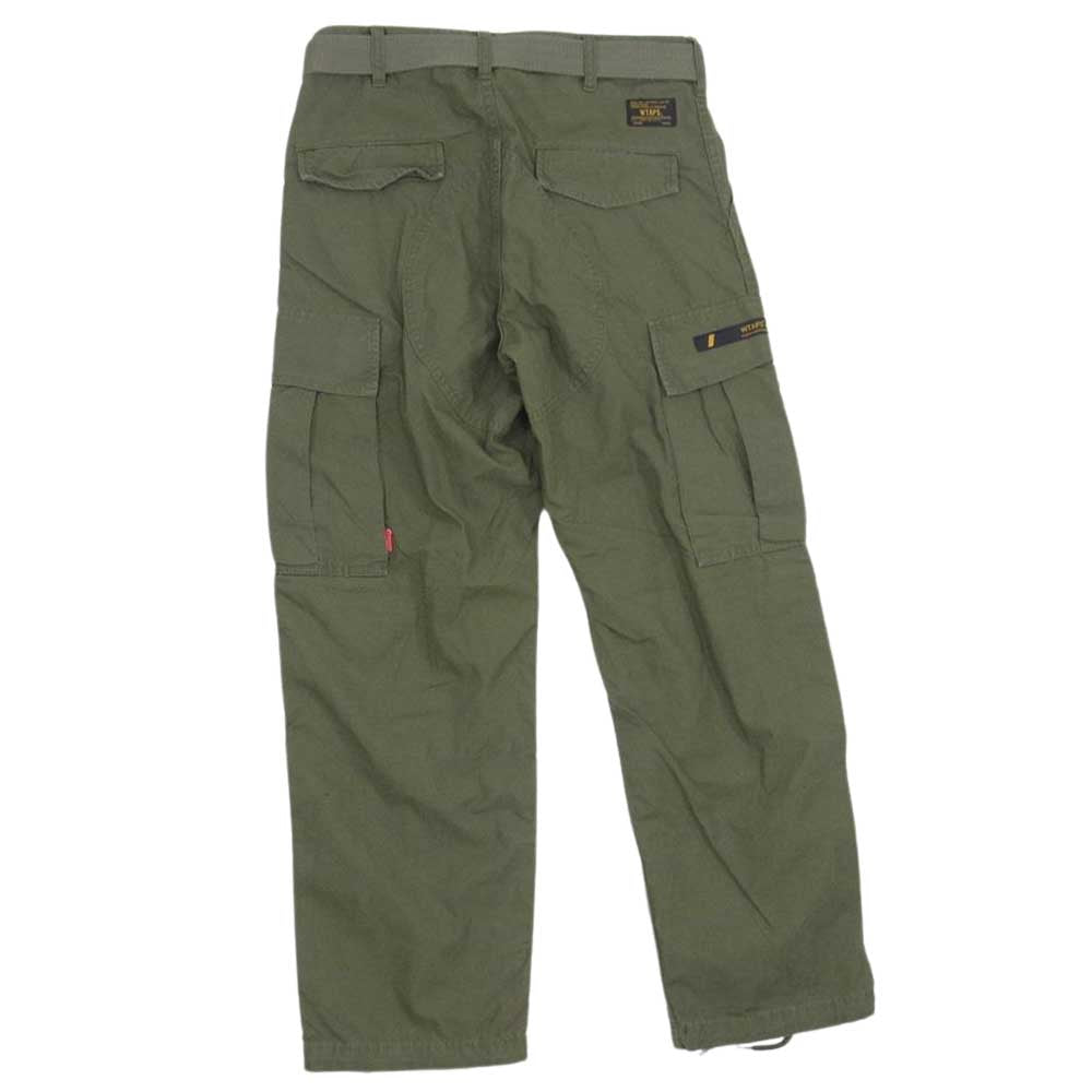WTAPS ダブルタップス 16AW 162GWDT-PTM05 JUNGLE STOCK ジャングル ストック ベルテッド カーゴ パンツ カーキ系 1【中古】