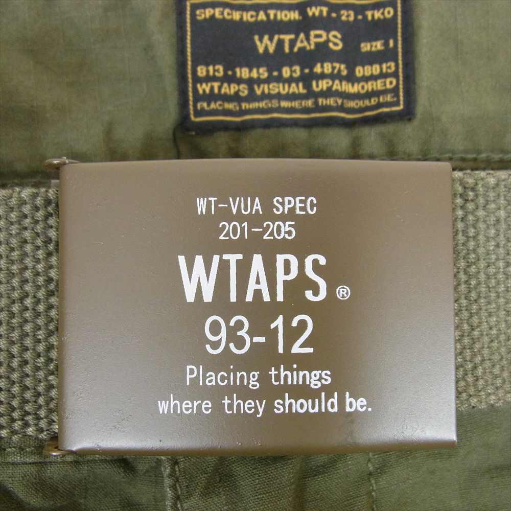 WTAPS ダブルタップス 16AW 162GWDT-PTM05 JUNGLE STOCK ジャングル ストック ベルテッド カーゴ パンツ カーキ系 1【中古】