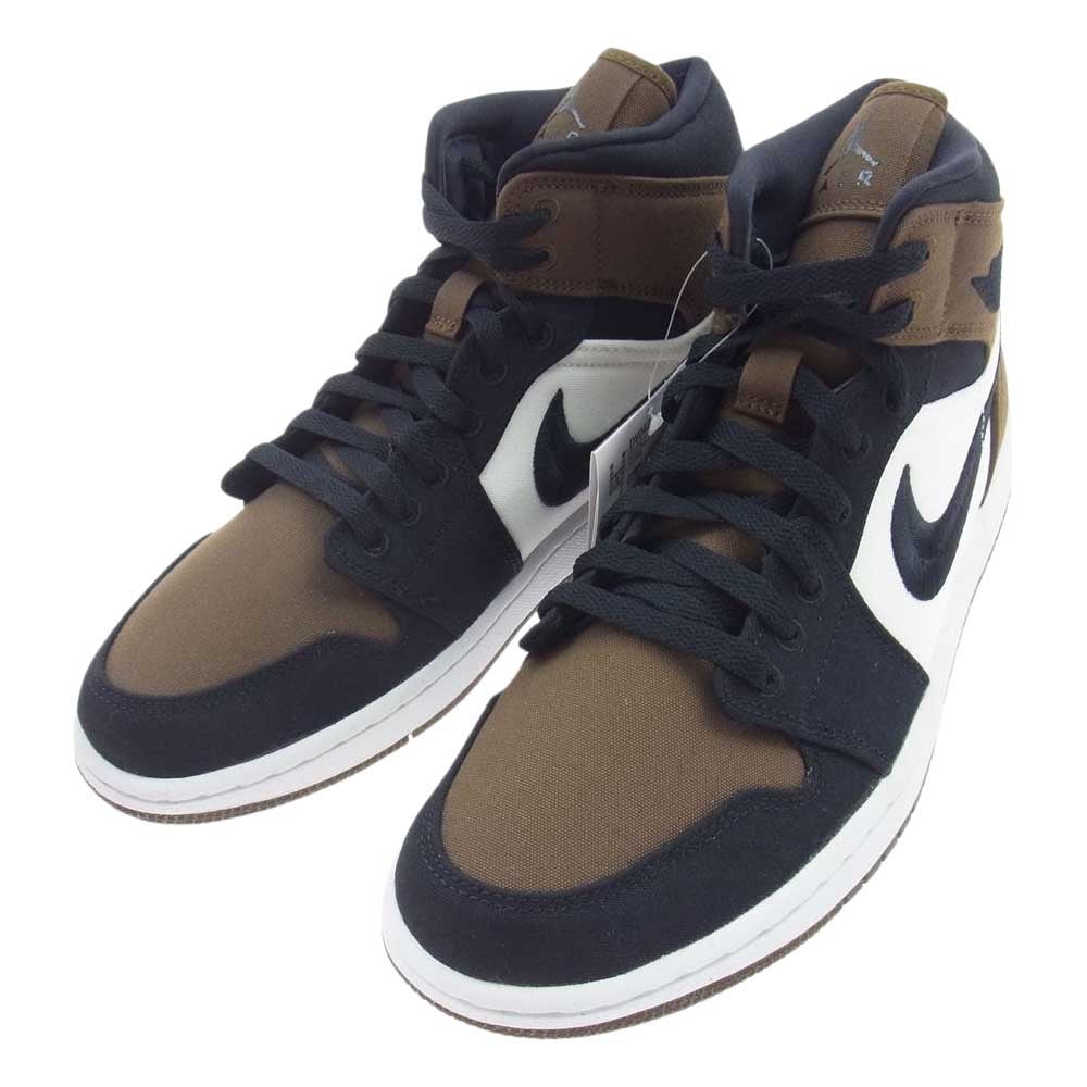 NIKE ナイキ DV0427-301 WMNS Air Jordan 1 AJ1 Mid SE "Olive Toe" ウィメンズ エアジョーダン ミッド オリーブトゥ スニーカー モスグリーン系 28cm【新古品】【未使用】【中古】