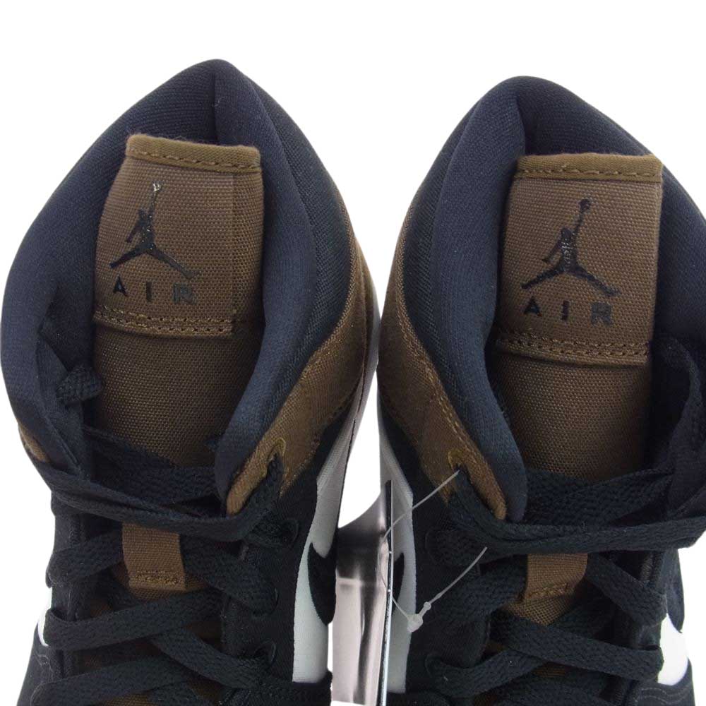 NIKE ナイキ DV0427-301 WMNS Air Jordan 1 AJ1 Mid SE "Olive Toe" ウィメンズ エアジョーダン ミッド オリーブトゥ スニーカー モスグリーン系 28cm【新古品】【未使用】【中古】