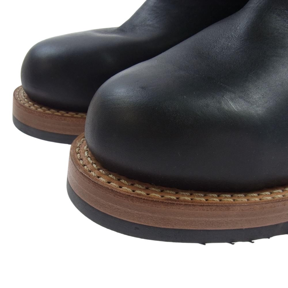 MADE IN GM JAPAN メイドインジーエムジャパン pxixb paint it black ペイント イット ブラック エンジニア ブーツ ブラック×ブルー ブラック系 8.5【中古】