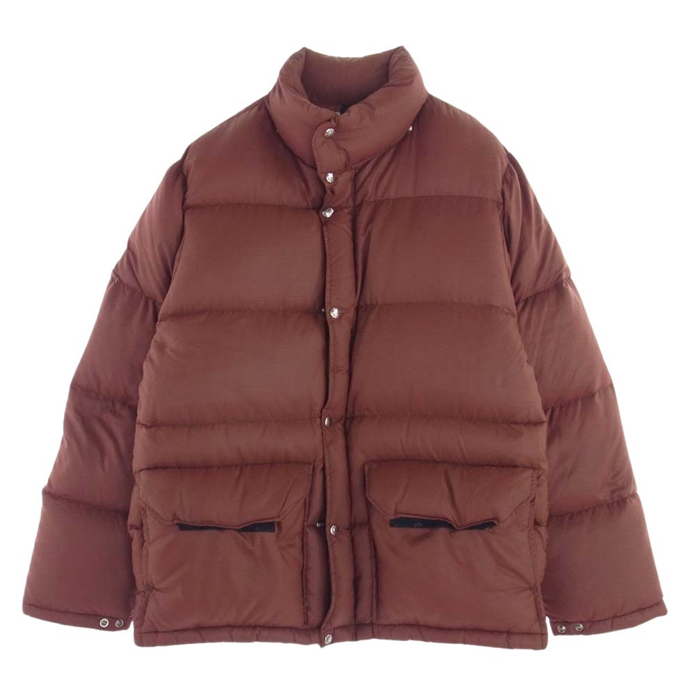 THE NORTH FACE ノースフェイス USA製 茶タグ ダウン ジャケット ブラウン系 M【中古】