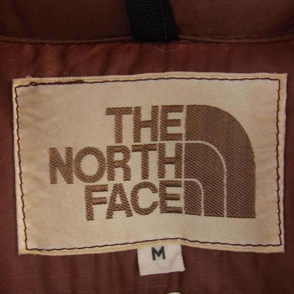 THE NORTH FACE ノースフェイス USA製 茶タグ ダウン ジャケット ブラウン系 M【中古】