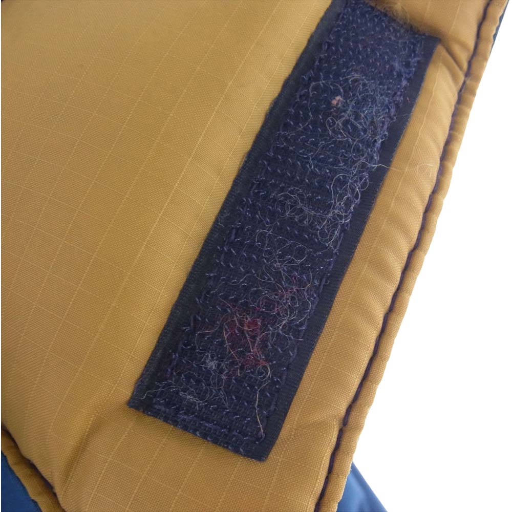 THE NORTH FACE ノースフェイス USA製 80s 茶タグ 着脱可能フード付き フーディ ダウン ジャケット ブルー系 L【中古】