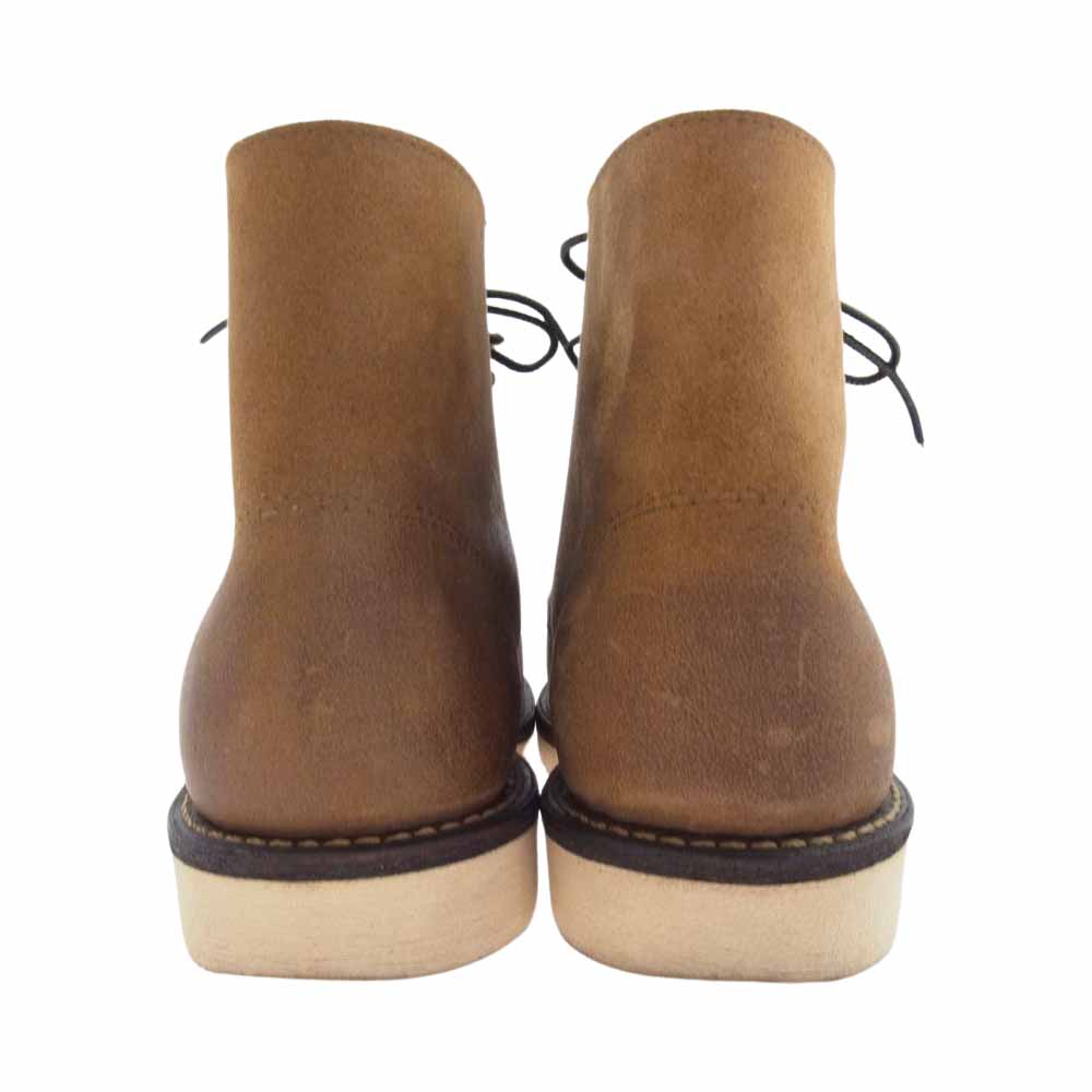 RED WING レッドウィング 8151 CLASSIC ROUND-TOE アイリッシュセッター クラシック ラウンドトゥ ワーク ブーツ ベージュ系 25cm【中古】