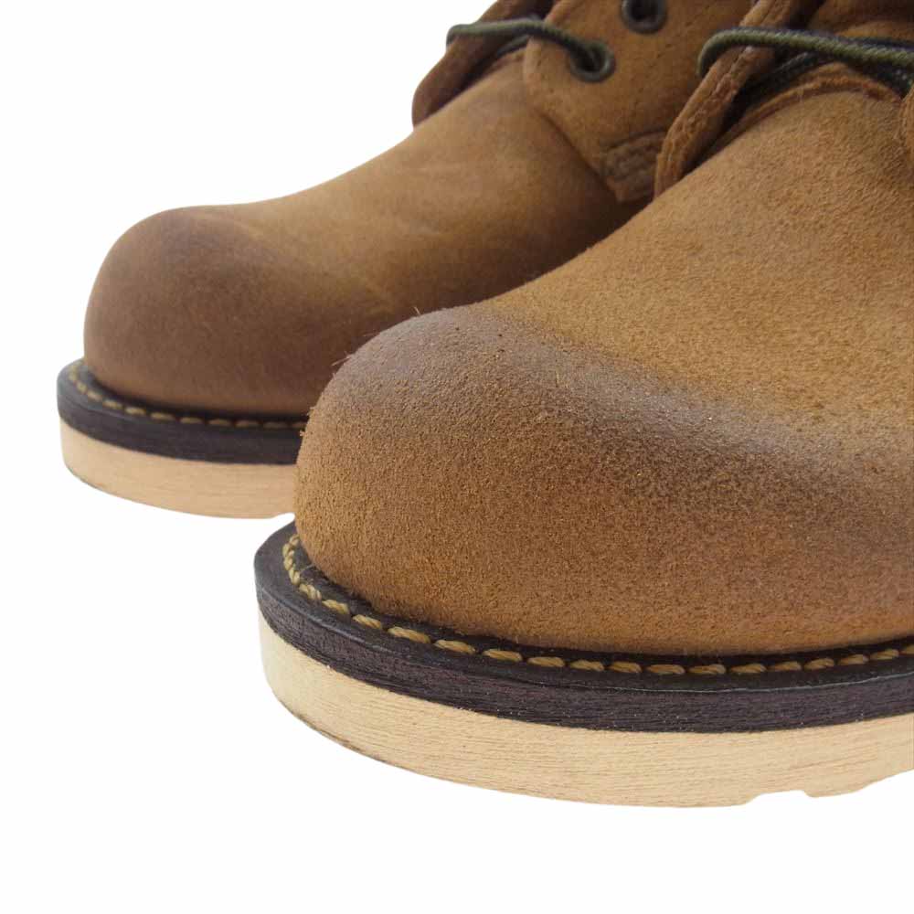 RED WING レッドウィング 8151 CLASSIC ROUND-TOE アイリッシュセッター クラシック ラウンドトゥ ワーク ブーツ ベージュ系 25cm【中古】