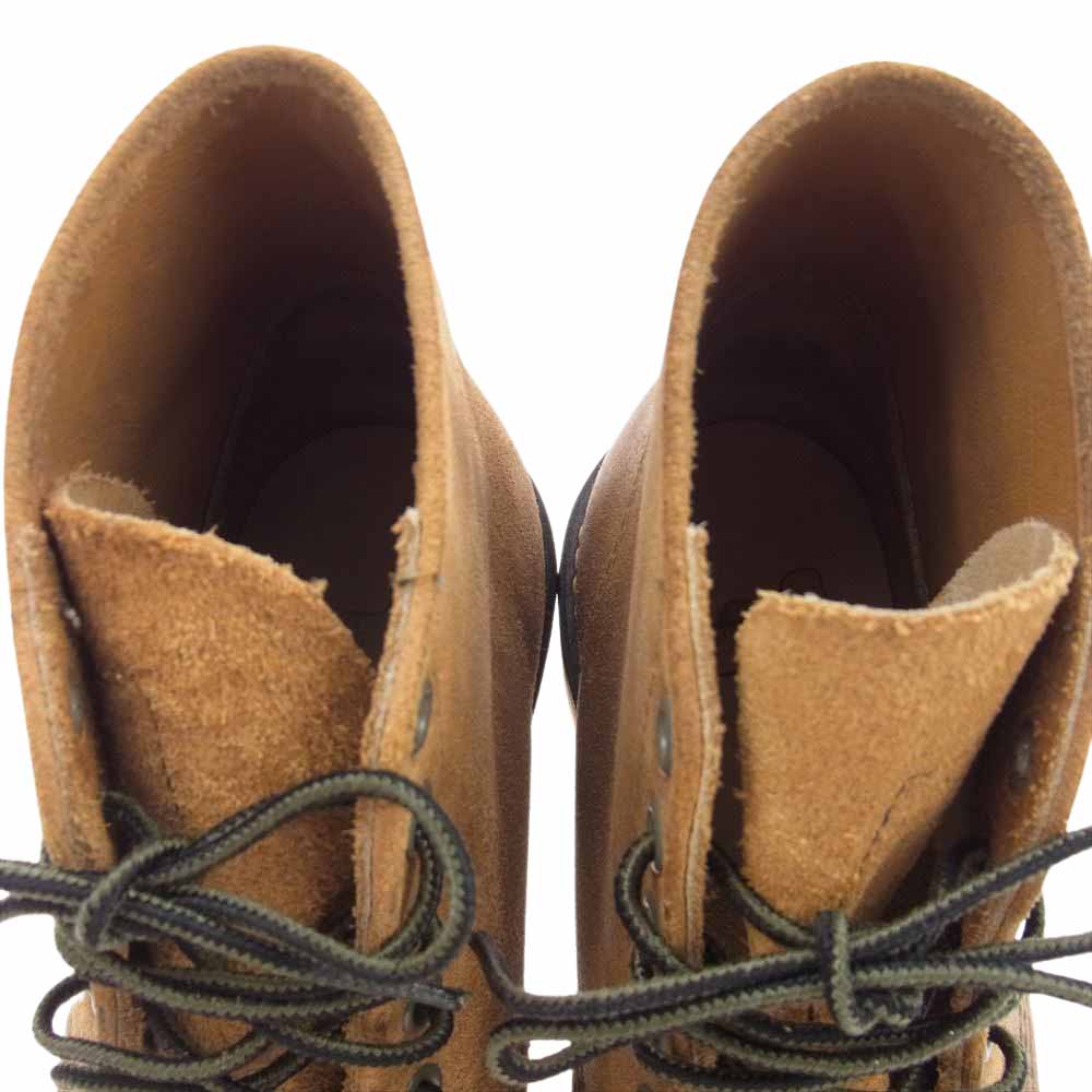 RED WING レッドウィング 8151 CLASSIC ROUND-TOE アイリッシュセッター クラシック ラウンドトゥ ワーク ブーツ ベージュ系 25cm【中古】