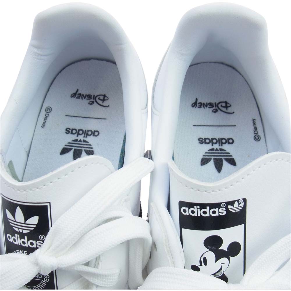 adidas アディダス GY1889 SAMBA VEGAN × DISNEY MICKEY サンバ ヴィーガン × ディズニー ミッキー スニーカー ホワイト系 25cm【中古】