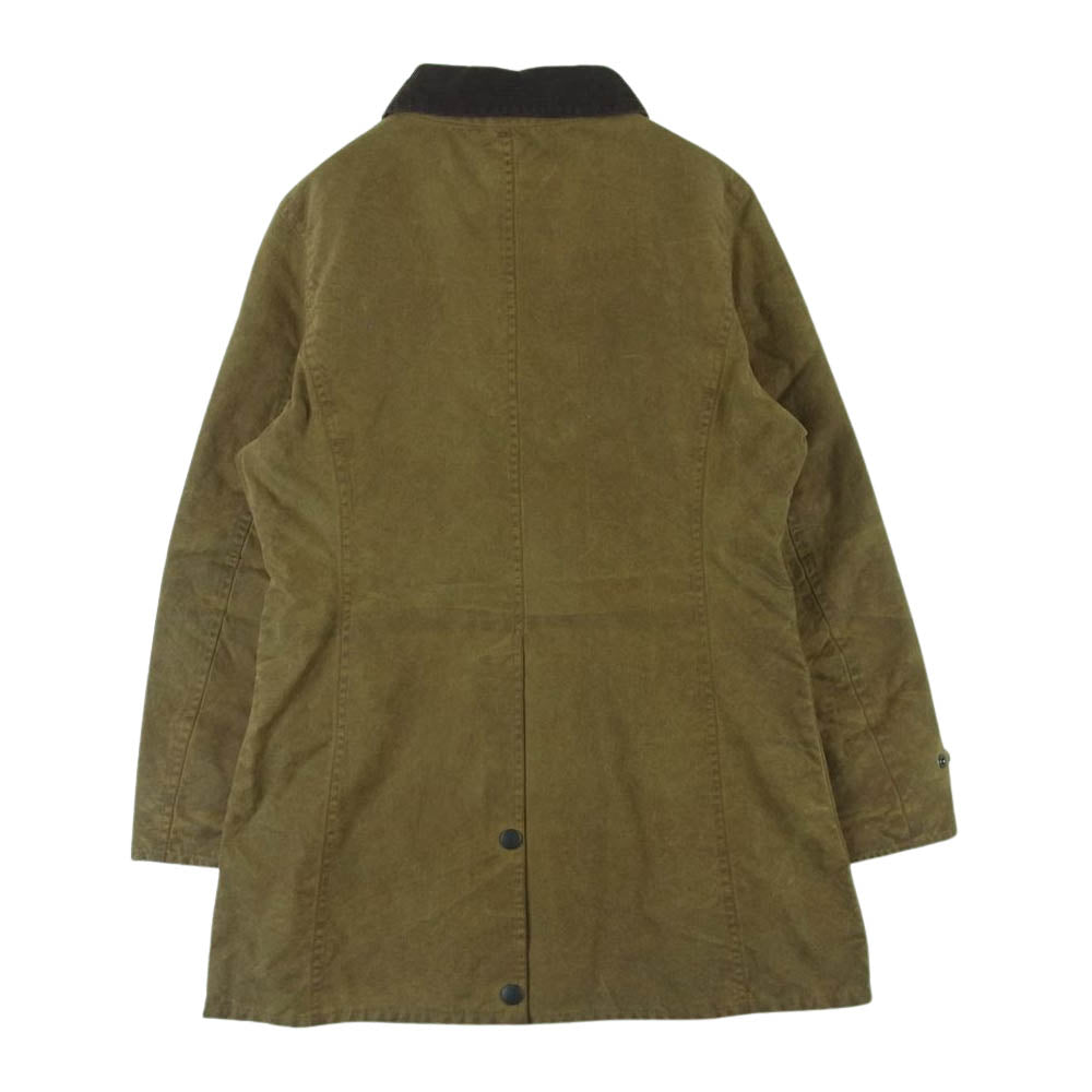 Barbour バブアー 英国製 NEWMARKET JKT UK スリーワラント ニューマーケット オイルド ジャケット カーキ系 ブラウン系 12【中古】